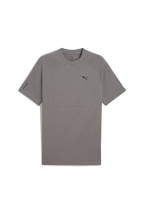 Puma TECH TEE - Basic T-shirt - cast iron