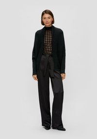 s.Oliver BLACK LABEL MIT PAILLETTEN - Gilet - schwarz