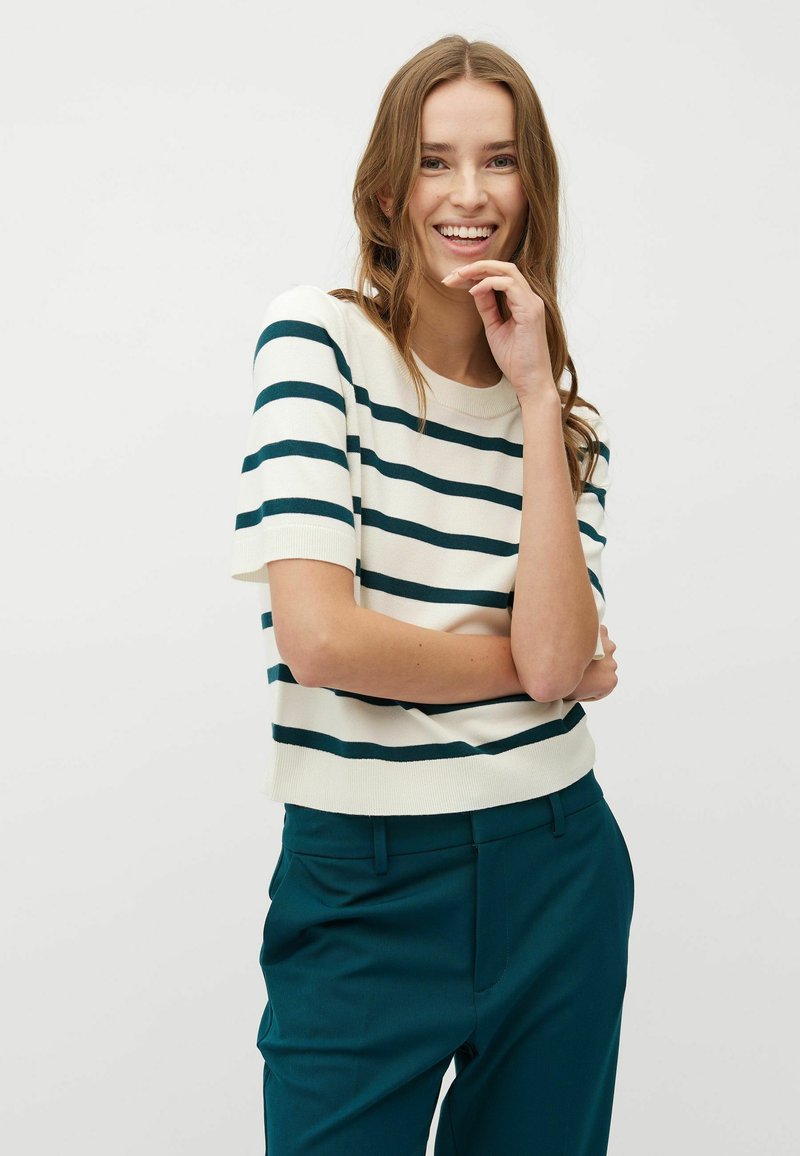 mbyM CARLA - T-shirt print - mediterra sugar stripe