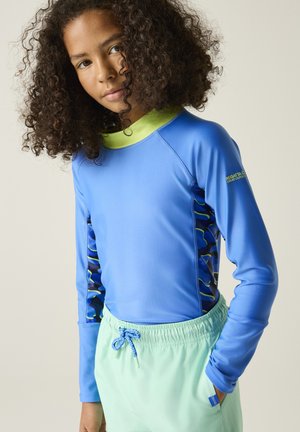 Regatta, REGATTA HOKU II LONG SLEEVED SWIM TOP RASH VESTS UNISEX - Rash vest - blue