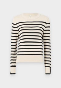 ONKALANA O NECK - Stickad tröja - whitecap gray/black