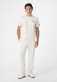 Fila NAVIGLI PASTA REGULAR - Camiseta estampada - egret