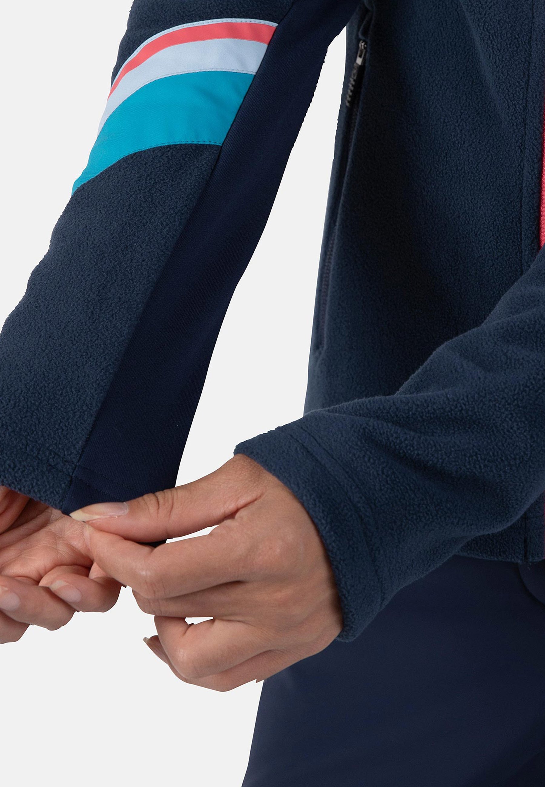 Velilla Fleecejacke – Navyblau, Größe L, Aus Mikrofaser-Polyester, 220 G/m², Wärmend Für Arbeit & Freizeit