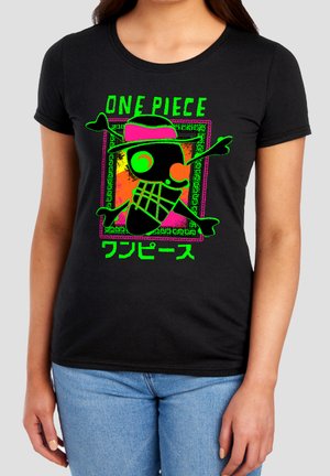 NETFLIX, ONE PIECE ABSTRACT LOGO - T-Shirt print - black