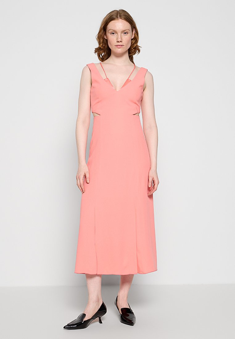 Boss Maxi-jurk zalmroze Boss Maxi-jurk zalmroze