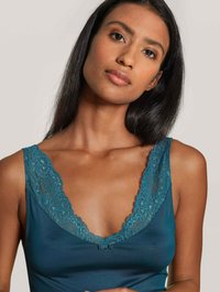 Calida SENSUAL SECRETS OHNE ARM - Undershirt - deep dive petrol