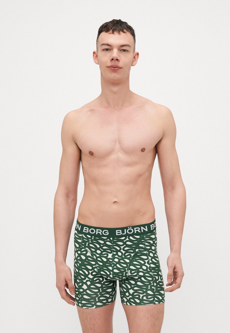 Björn Borg - 5 PACK - Trunks - green/black/bordeaux, Enlarge