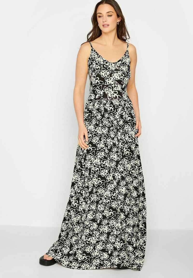 Long Tall Sally FLORAL STRAPPY Robe longue black/noir ZALANDO.FR