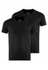 DAILY COMFORT 2-PACK ROUND NECK - Unterhemd/-shirt - black