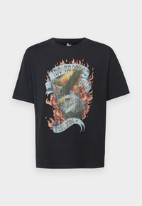Camiseta estampada - black washed