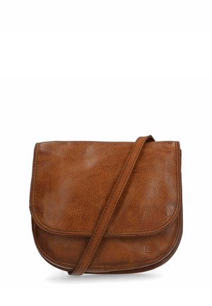 Cross body bag - cognac