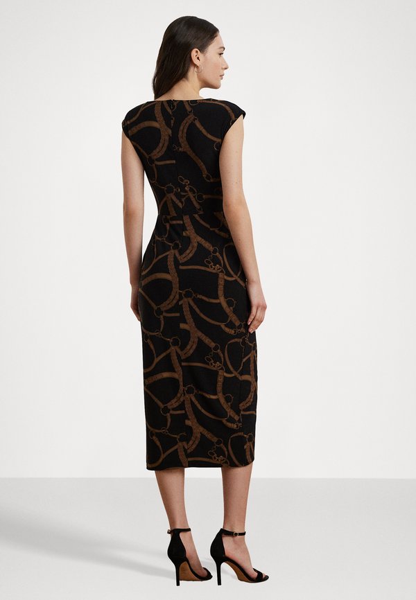 Belting Print Jersey Tie Front Dress - Cocktail dress / Party dress2