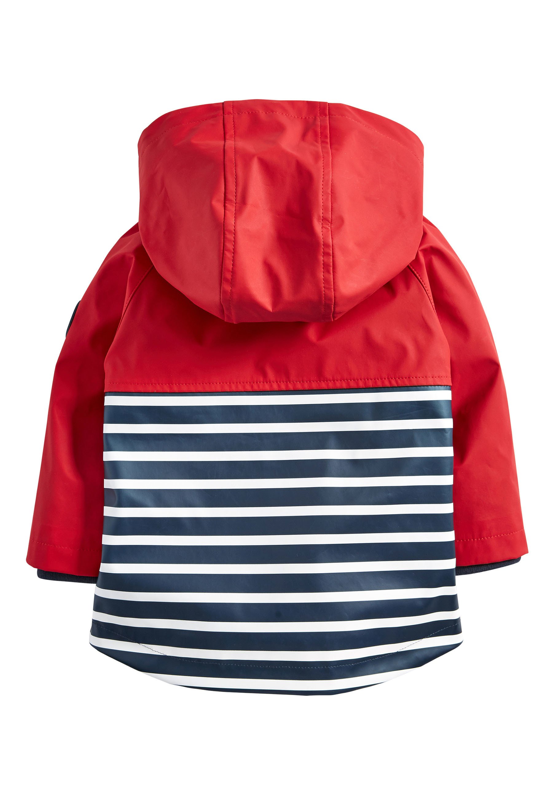 red rubber jacket