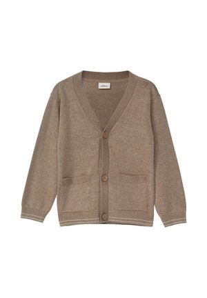 Strickjacke - cognac