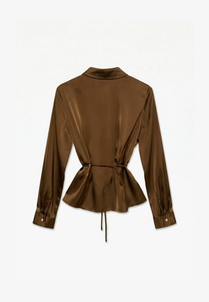Vero Moda, SHIRT VMRIVER SHIRT - Blusa - chocolate torte