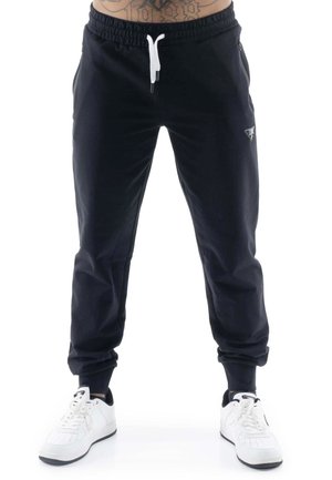 LEONE 1947, MAN SWEATPANTS PATCH - Pantalon de survêtement - black