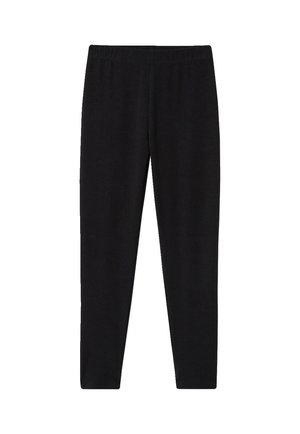 Vertbaudet, VERTBAUDET LEGGINGS MÄDCHEN, DEHNBUND BASIC - Leggings - Trousers - schwarz