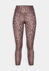 TAD ESSENTIAL SPOTTED HAZE TIGHT - Κολάν - chocolate brown