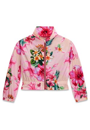 Impermeabile - blumenmuster pink