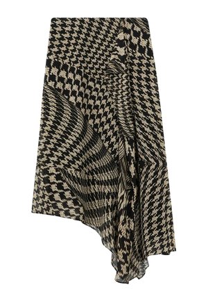 Reiss, REGULAR FIT - OKSANA DOGTOOTH ASYMMETRIC MIDI SKIRT . - Maksiseelik - black white