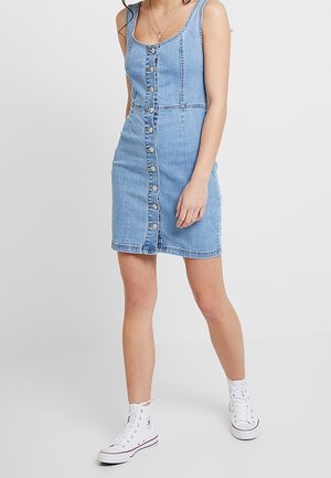 Jeanskleid - light-blue denim
