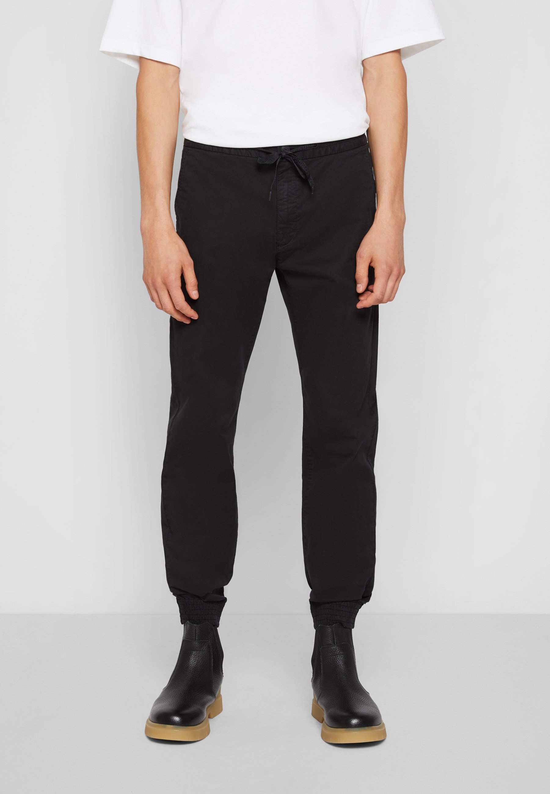 HUGO Blue pantaloni da tuta da uomo in cotone Napin