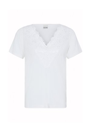 ICHI, IHLIKE SHORT SLEEVE - T-shirt imprimé - cloud dancer