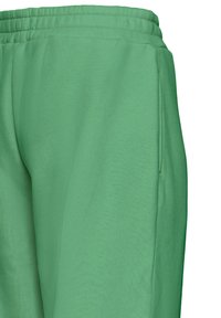 Svijetlozelene trenirke izrađene od mekanog materijala, s elastičnim pojasom, bočnim džepovima i opuštenim krojem.