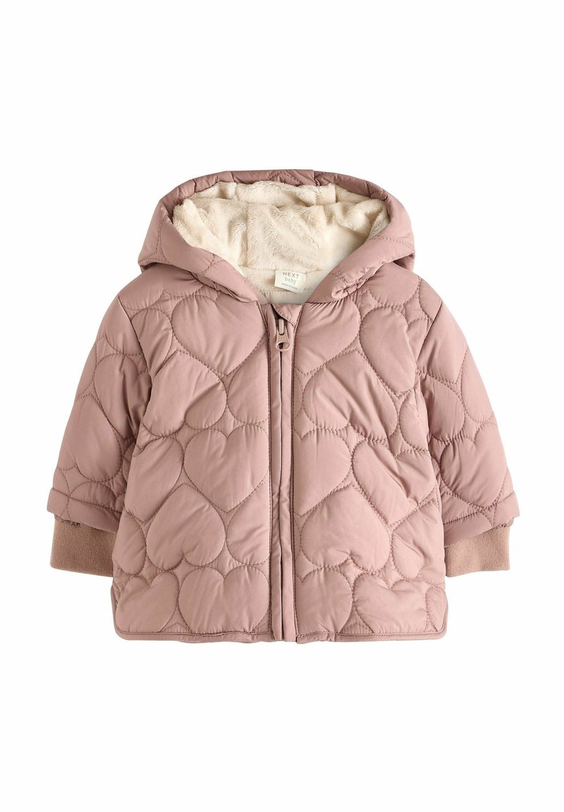 Next QUILTED - REGULAR FIT - Žieminis paltas - pink hearts