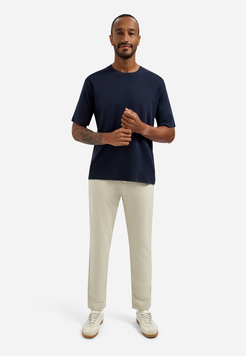 NO EXCESS T-shirt basic donkerblauw