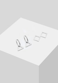 Elli 2 PACK GEO - Ohrringe - silver-coloured