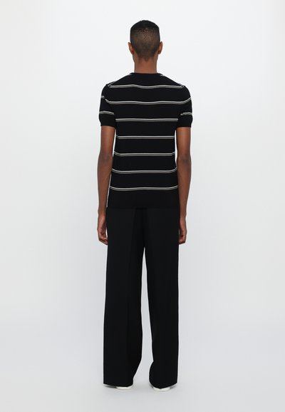 Ron Dorff STRIPED - Μπλουζάκι με στάμπα - black