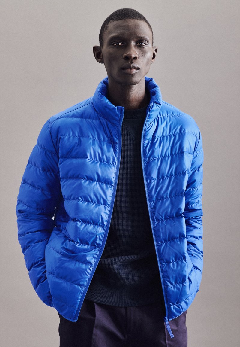 Herren Leichte Jacken | Seidensticker Winterjacke mittelblau/blau - JD45566 Herren Leichte Jacken | Seidensticker Winterjacke mittelblau/blau - JD45566