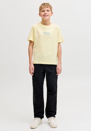 Jack & Jones Junior, JWHKANE JJBARKLEY CARGO PANT NOOSJNR - Pantalon cargo - black