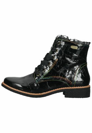 Ankelstøvler - metallic black