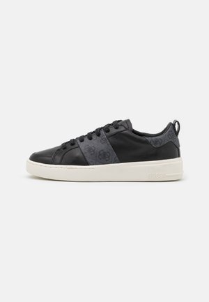 VERONA LOGO - Sneakers basse - black/burnis cognac