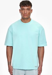 Bazix Republiq - DROPSIZE SUPER HEAVY BLANK - Camiseta básica - turquoise Imagen en miniatura 1