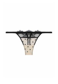 Yamamay DELICE - Thong - nude black/black - Zalando