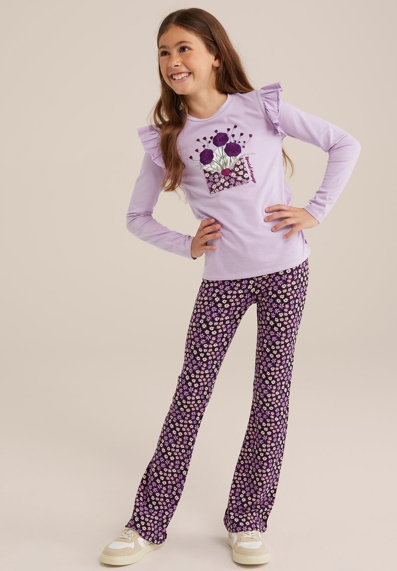 WE Fashion Legíny – nohavice - violet
