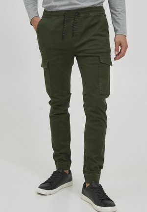 PRGARIK REGULAR FIT - Cargo trousers - dark green