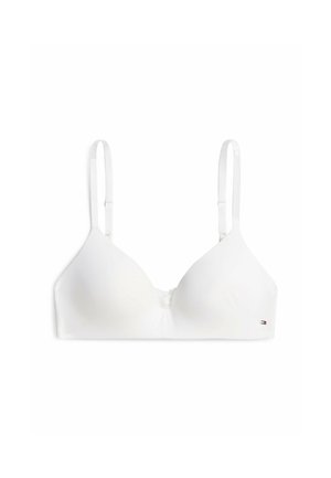 Tommy Hilfiger, WIRELESS LIGHTLY LINED BRA - TH COMFORT LACE - Reggiseno - ivory silk
