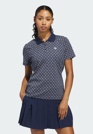 ALL OVER TREFOIL - Polo shirt - night indigo/chalk white