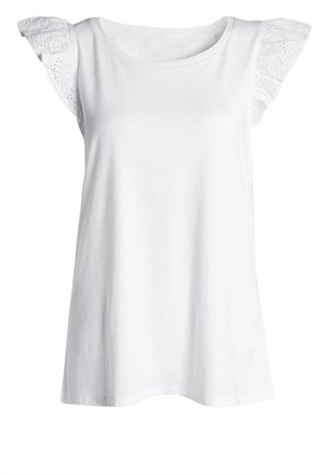 T-shirt print - white