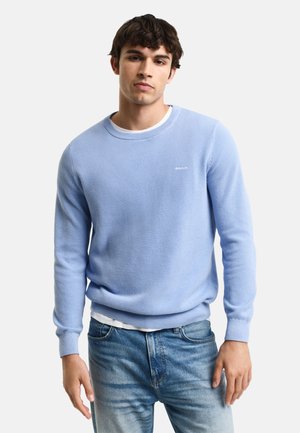 GANT C-NECK - Strickpullover - clear sky