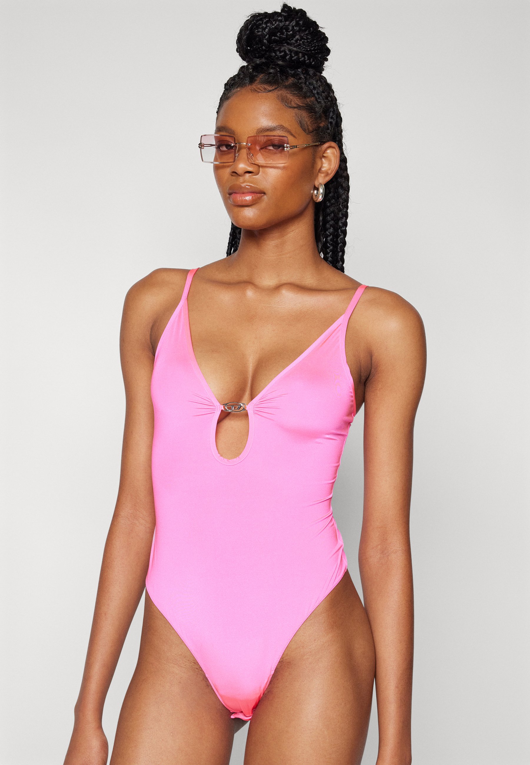 Diesel MEGHAN - Swimsuit - pop pink/pink - Zalando.co.uk