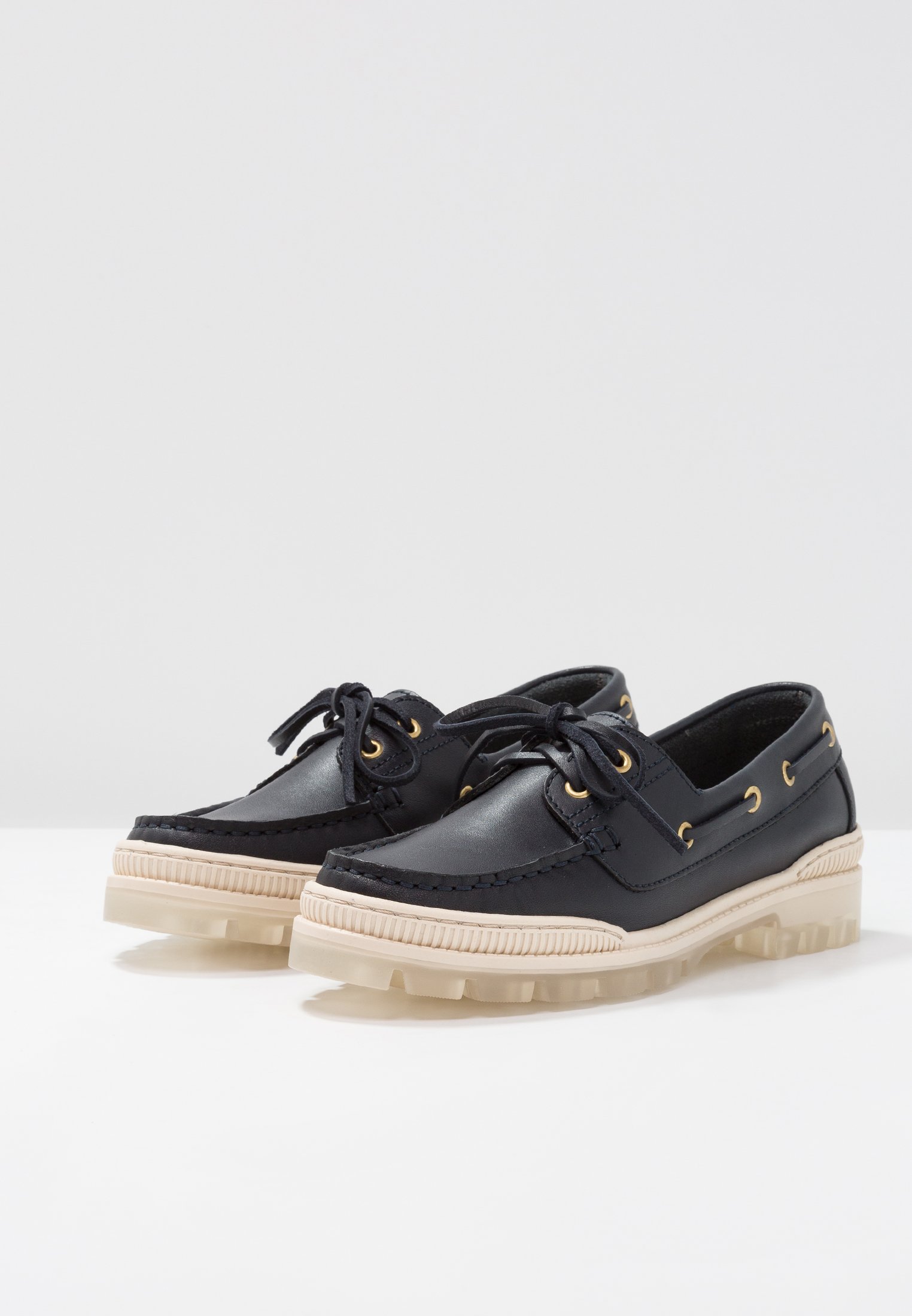 sporty boat shoes