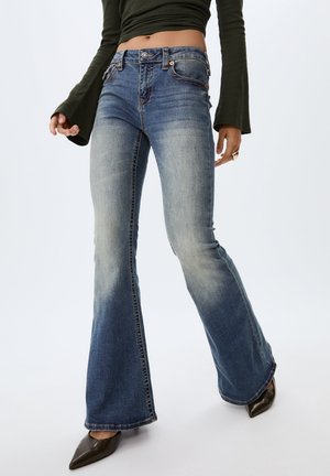 D04 - Flared Jeans - royal blue