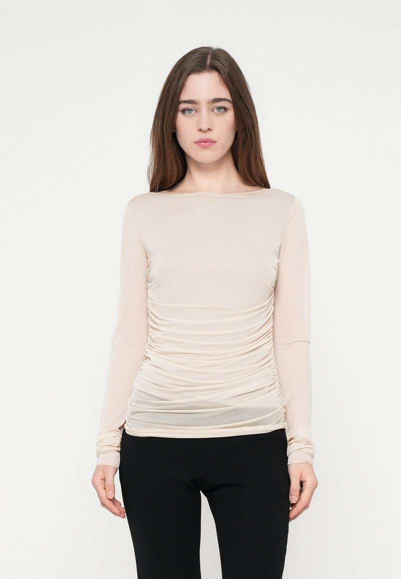 Emporio Armani Longsleeve zandkleur Emporio Armani Longsleeve zandkleur