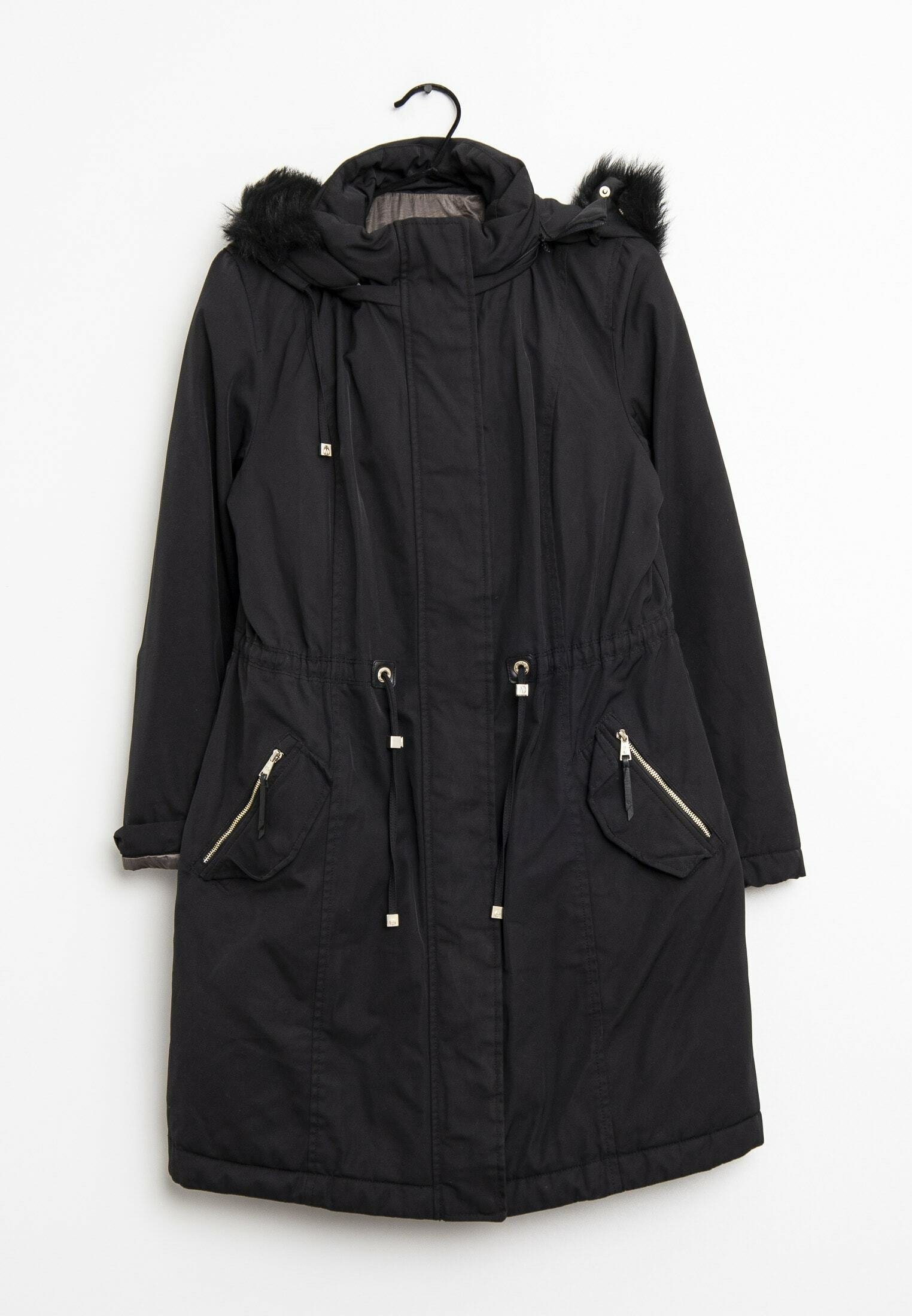 Massimo Dutti Parka - black/negro - Zalando.es