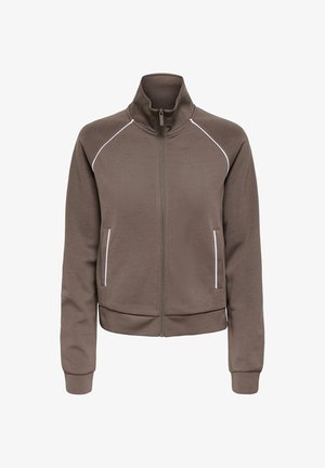 ONLY Play, ONPSAGE Sweat - Sweat zippé - brown